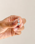 Round Diamond Stud Earrings