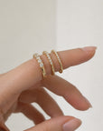 Half Eternity Diamond Ring