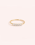 Dainty Five Birthstone Ring