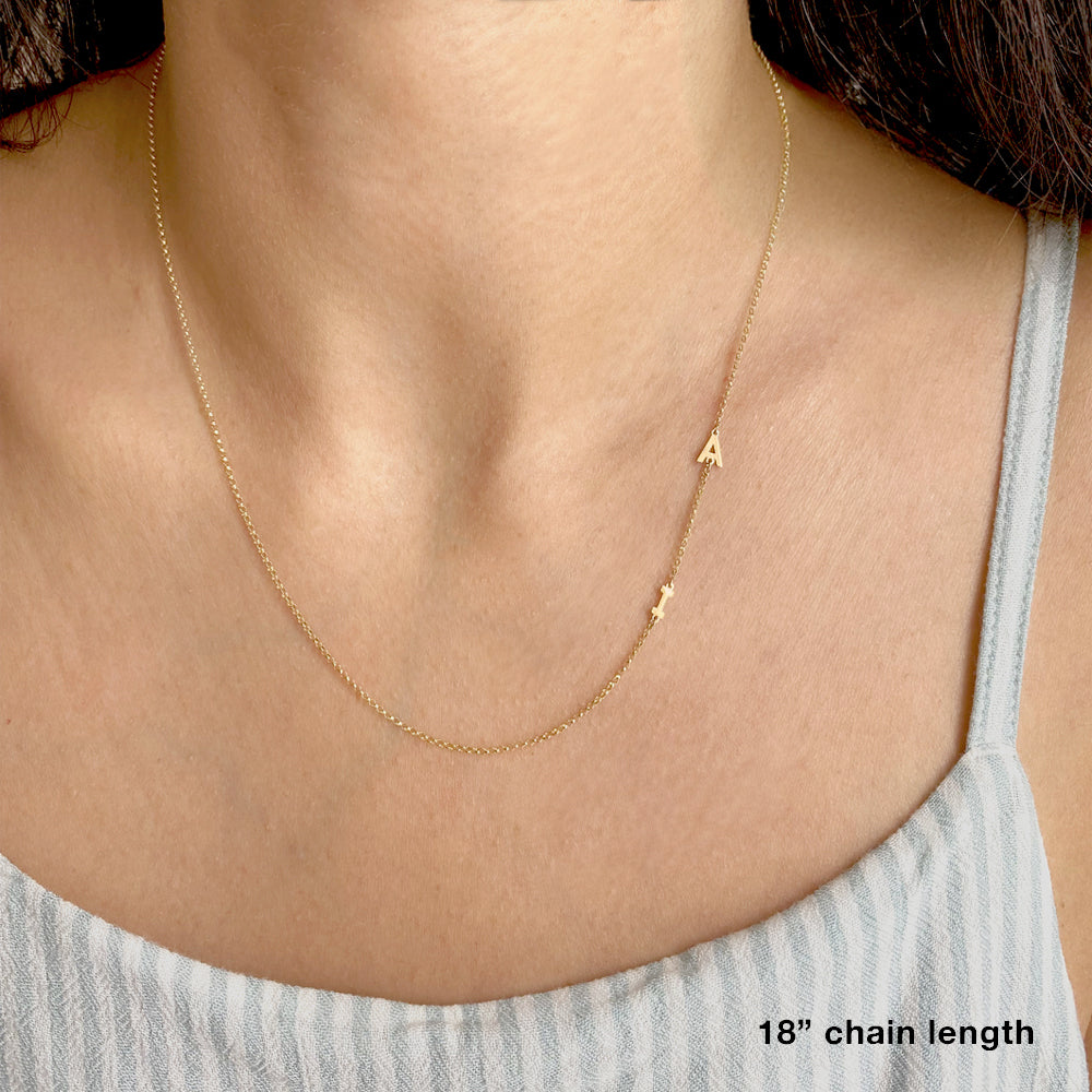 Dainty Initial Necklace
