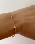 Dainty Birthstone Bracelet