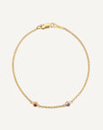 Dainty Birthstone Bracelet