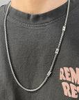 Men's Box Tag Necklace