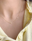 Dainty Classic Initial Necklace