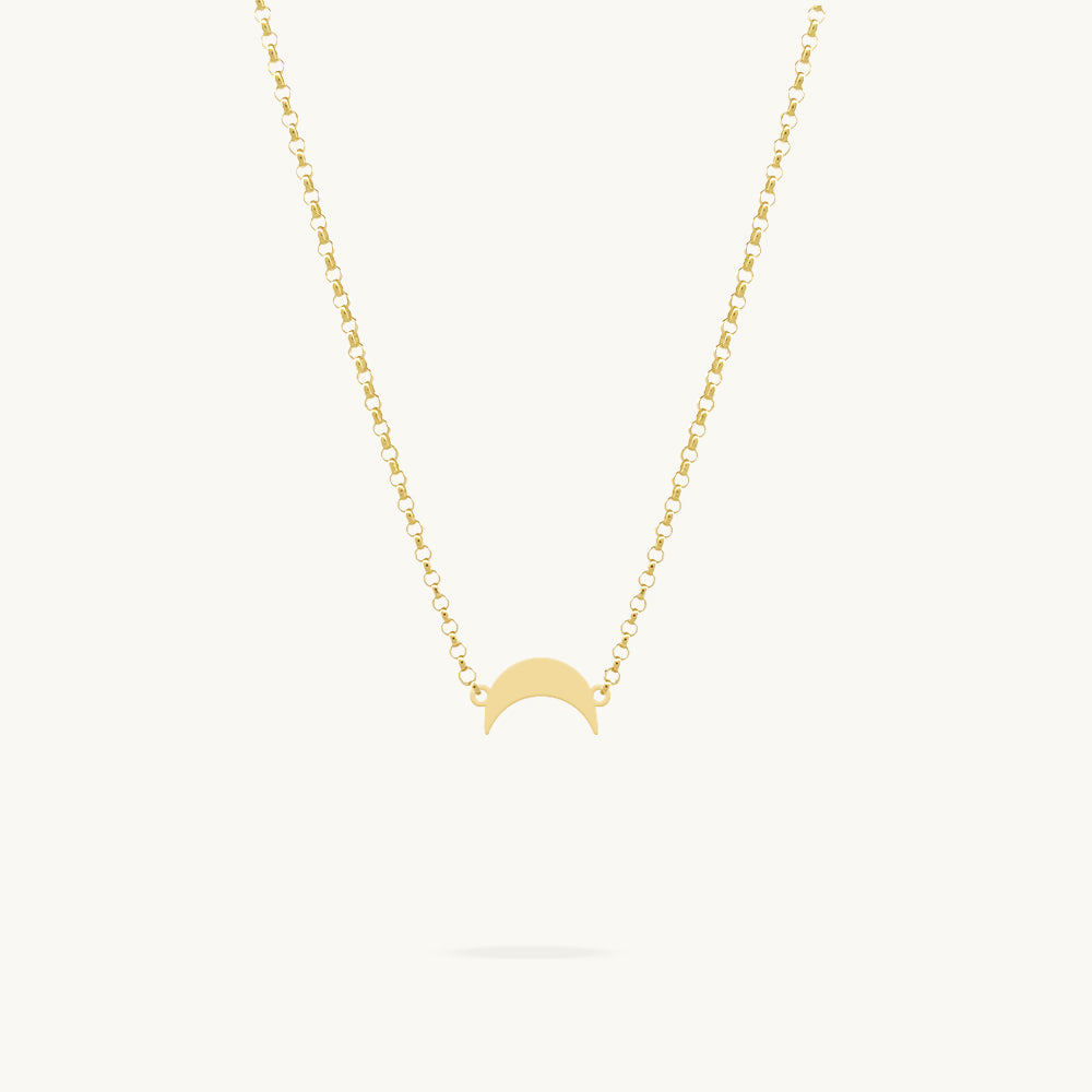 Crescent Symbol Necklace