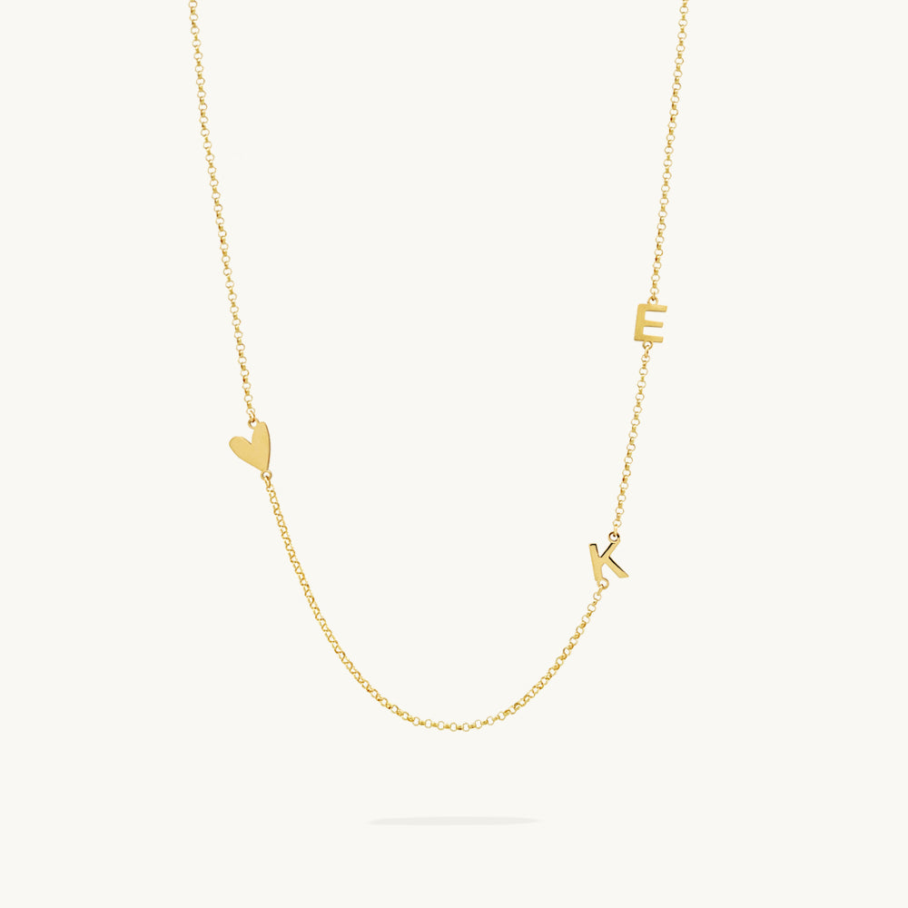 Dainty Initial Necklace