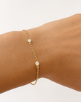 Dainty Birthstone Bracelet