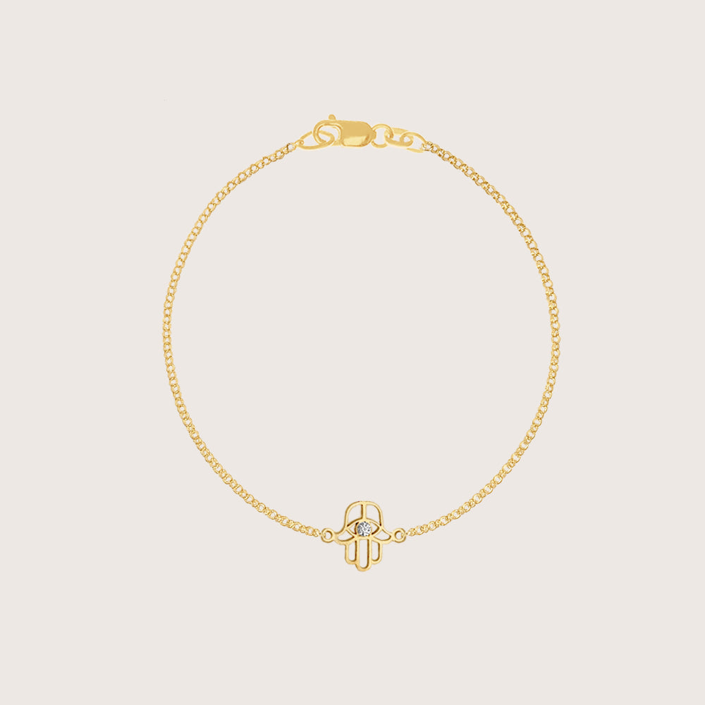 Hamsa Stone Symbol Bracelet