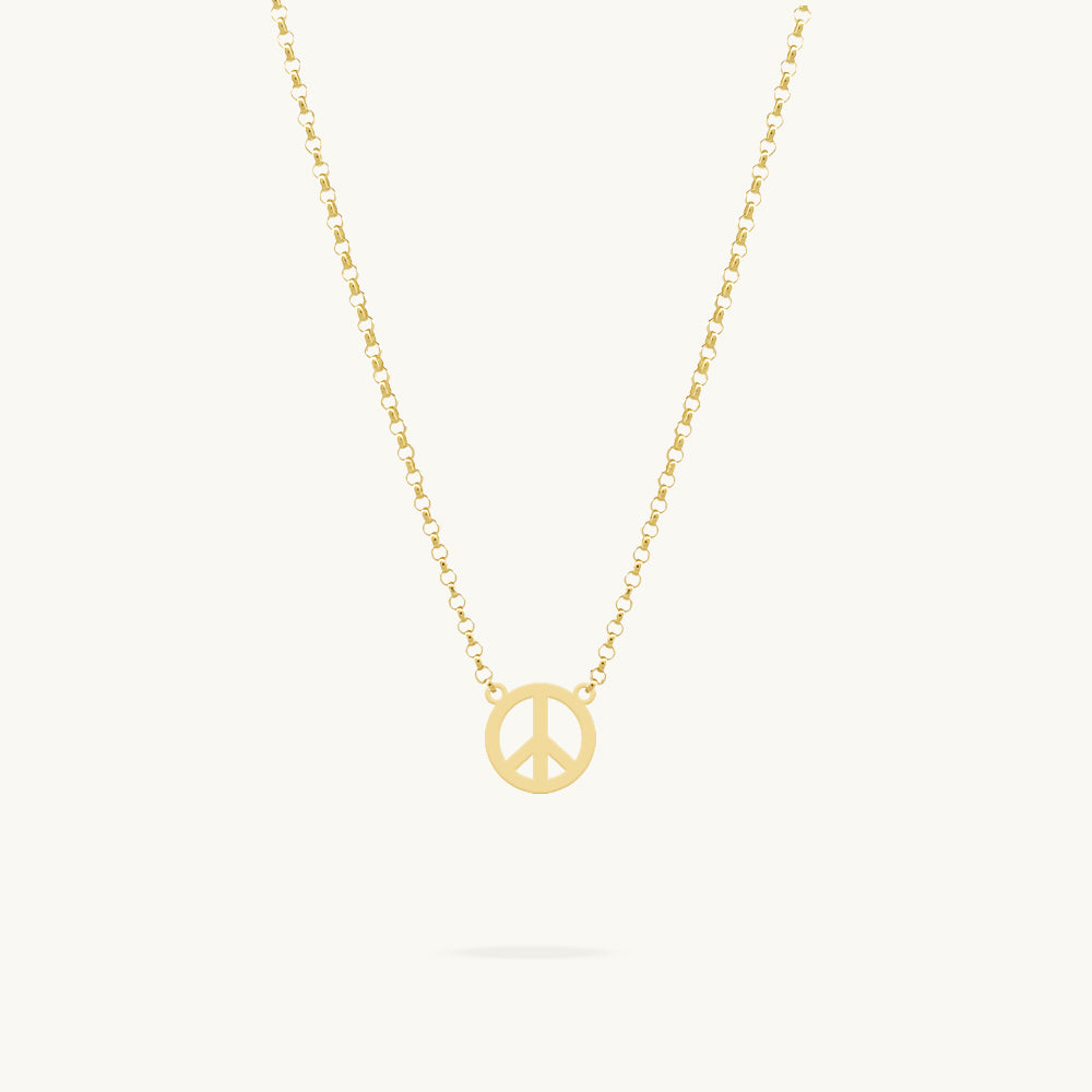 Peace Symbol Necklace