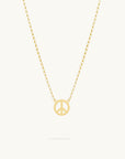 Peace Symbol Necklace
