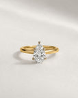 Pear Diamond Ring