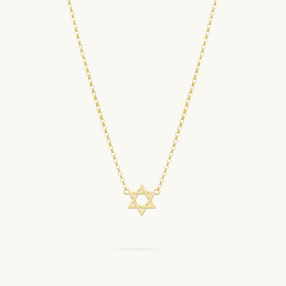 Star Of David Symbol Necklace