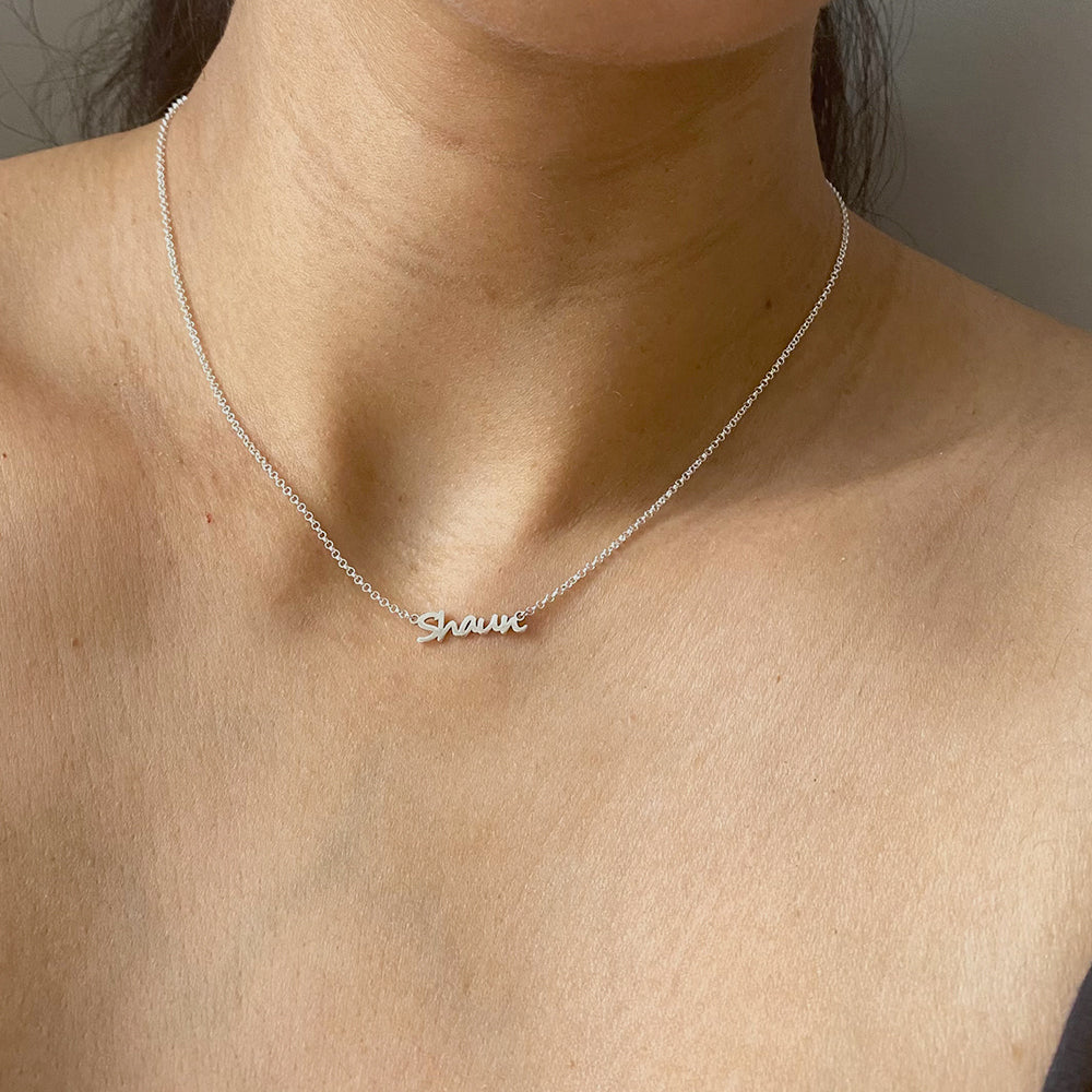 Script Name Necklace