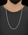 Bold Oval Cable Chain Necklace