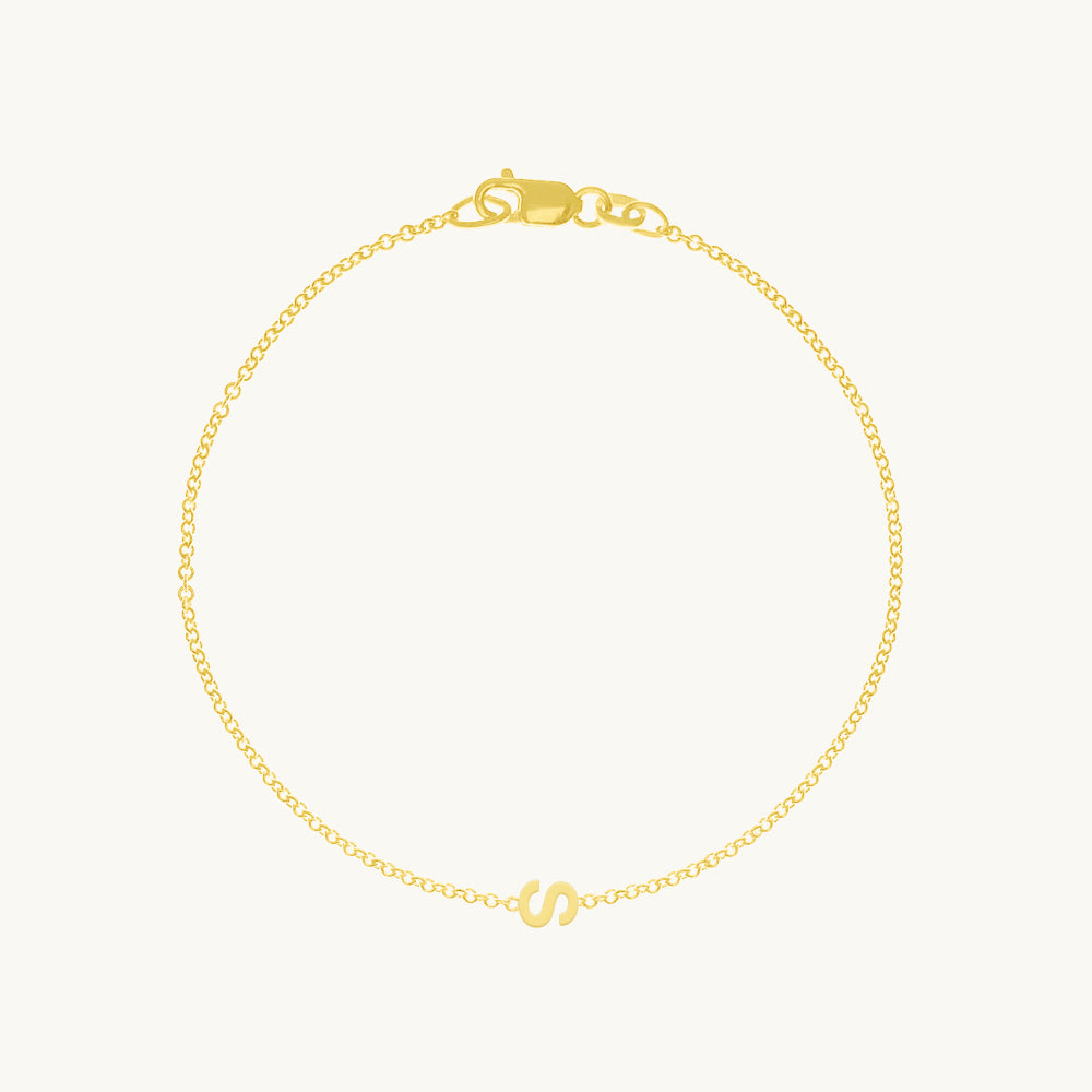 Dainty Initial Bracelet