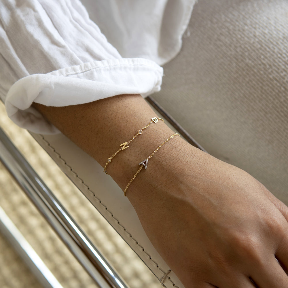 Dainty Initial Bracelet