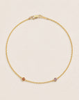 Dainty Birthstone Bracelet