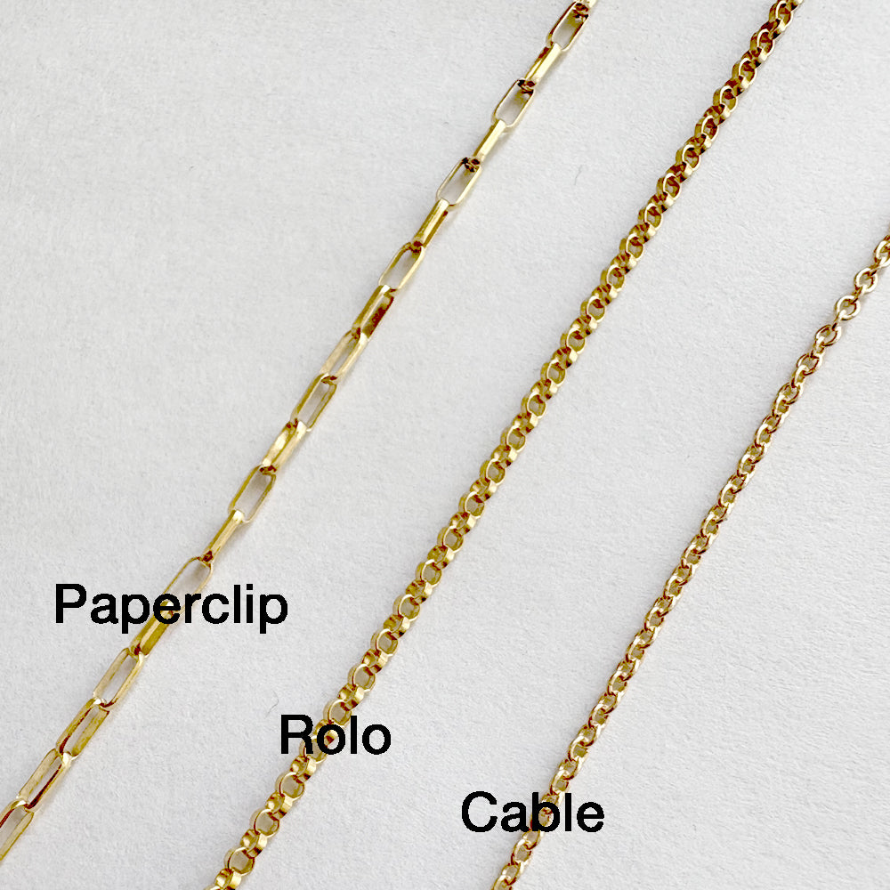 Hamsa Outline Symbol Necklace