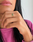 Dainty Five Birthstone Ring