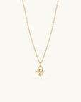 Hamsa Outline Symbol Necklace