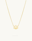 Lotus Symbol Necklace
