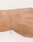 Dainty Birthstone Bracelet