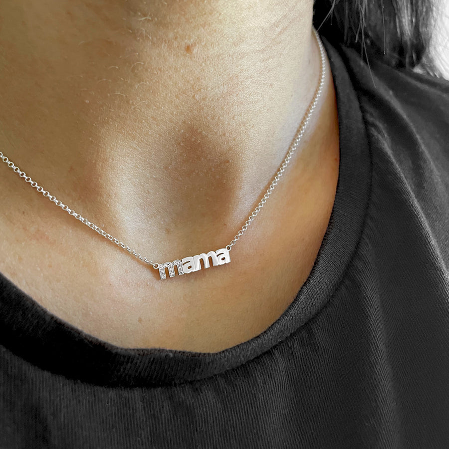 Pavé Mama Necklace