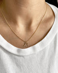 Dainty Initial Pendant Necklace