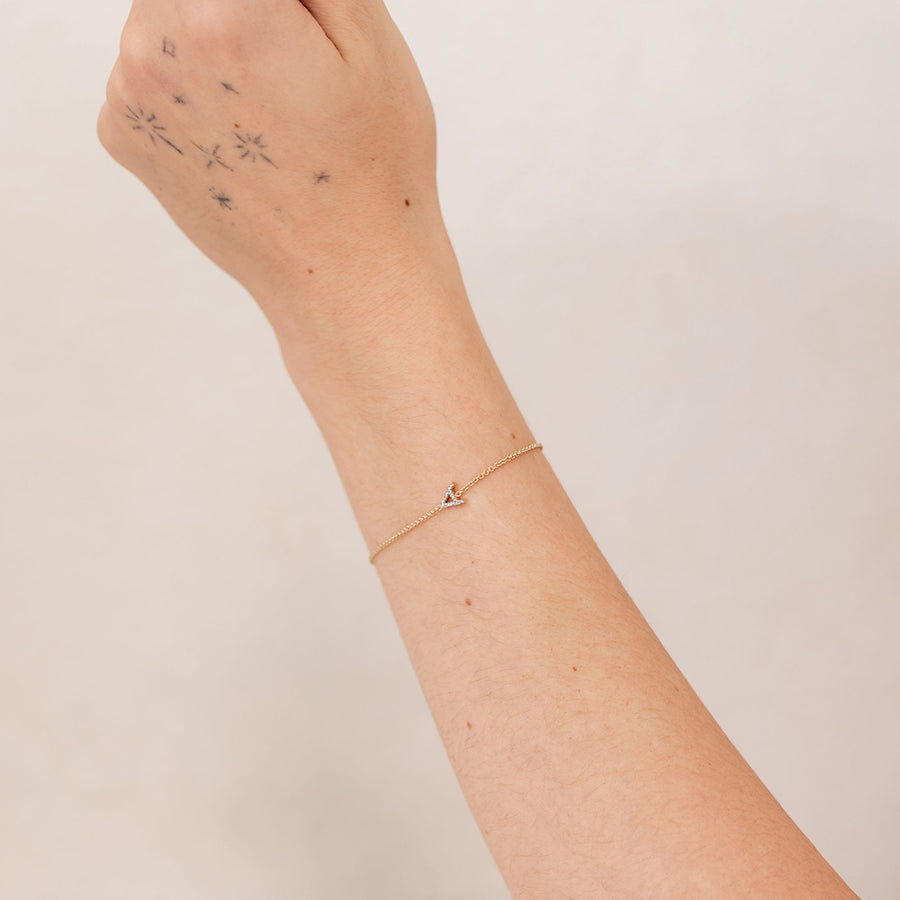 Dainty Initial Bracelet