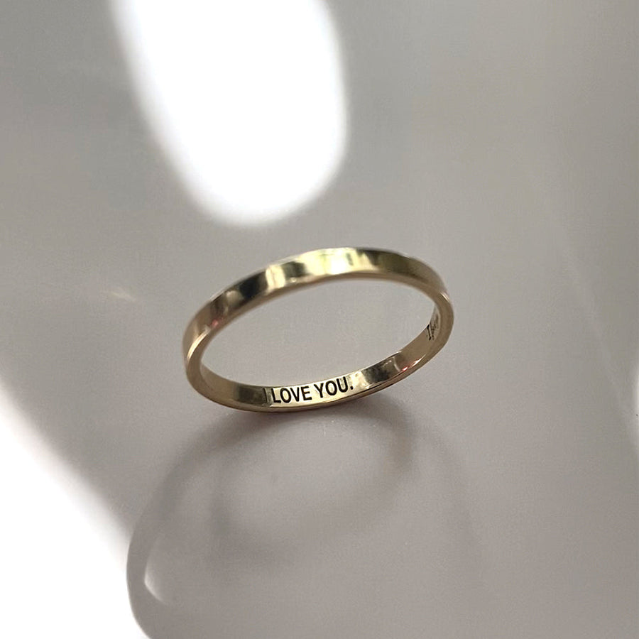 Dainty Engraved Ring